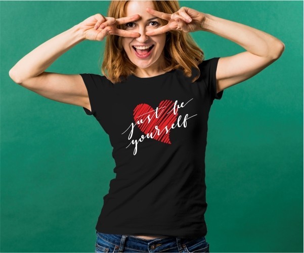 

Футболка Imbur Just be yourself черная L