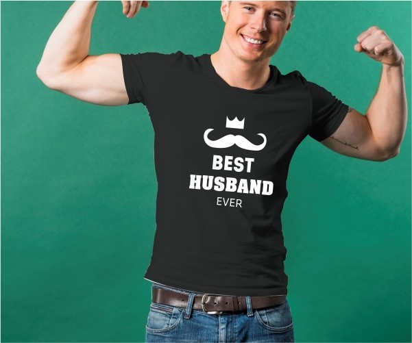 

Футболка Imbur BEST HUSBAND черная XL