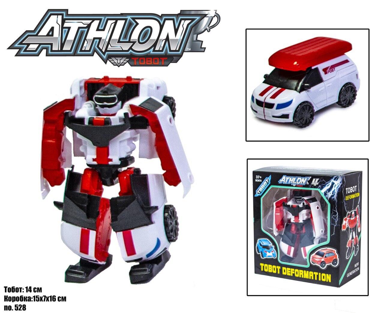 

Робот трансформер Y.T.W.J Тобот DT-528-4 бело-красный в коробке