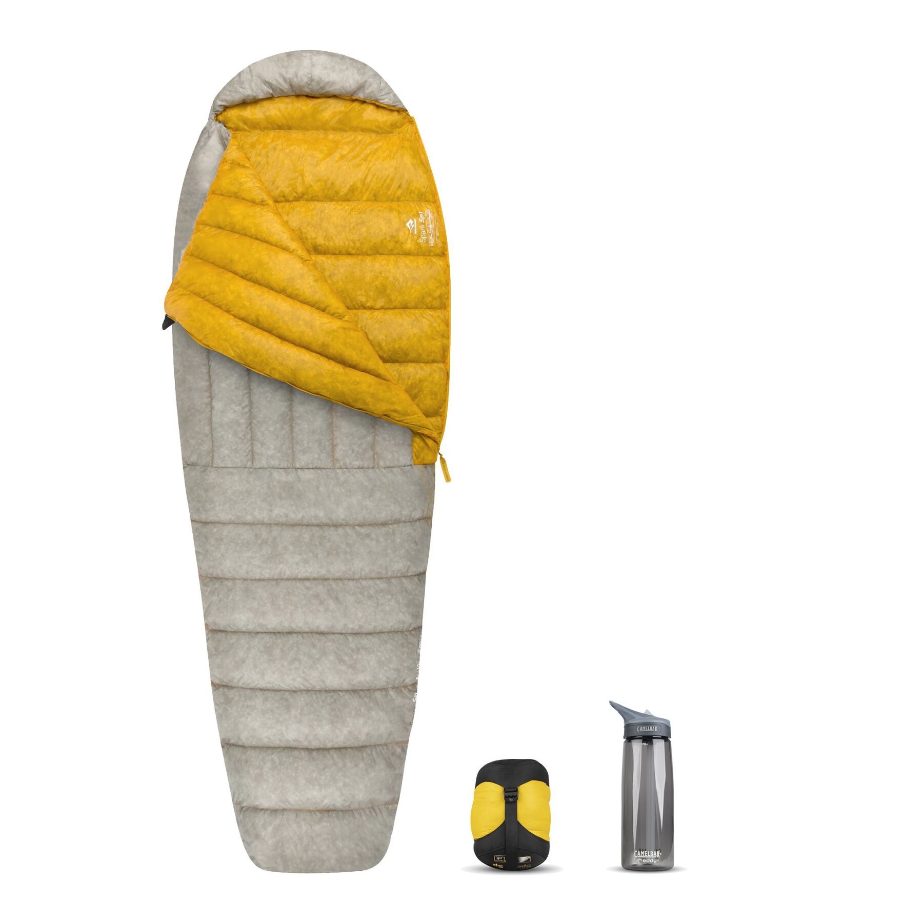 

Спальник Sea To Summit Spark SpI 2019 Light Gray/Yellow 183 см Left Zip (STS ASP1-R)