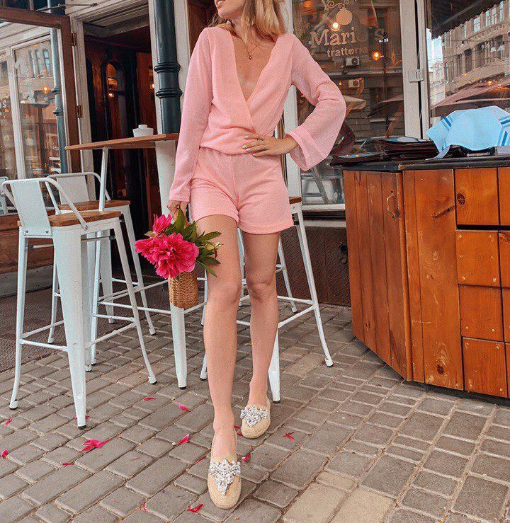 

Fashions • Летний комбинезон Lauren Fashions S персик (№20150)
