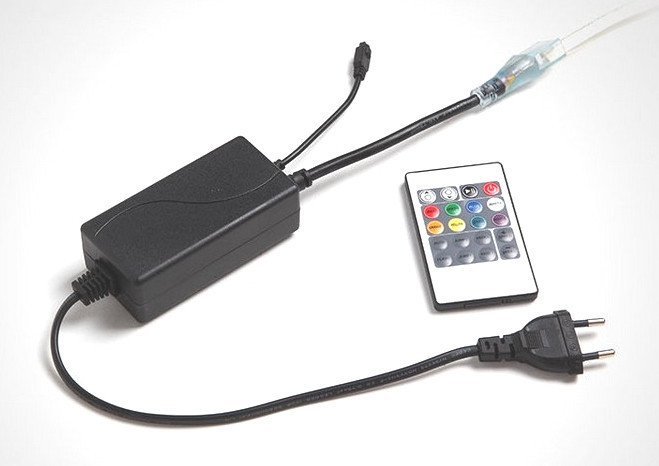 

Контроллер Sean для LED RGBWYP SL16/7 ленты 220V 4Pin mini ИК пульт (59509)