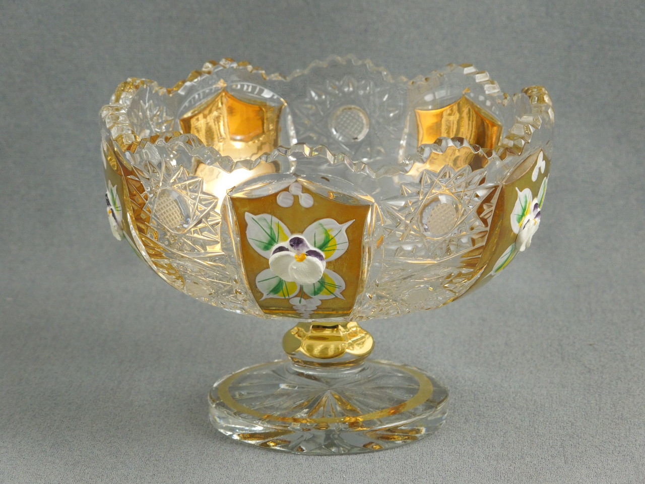 

Фруктовница на ножке 0013 Sonne Crystal Sonne 12см