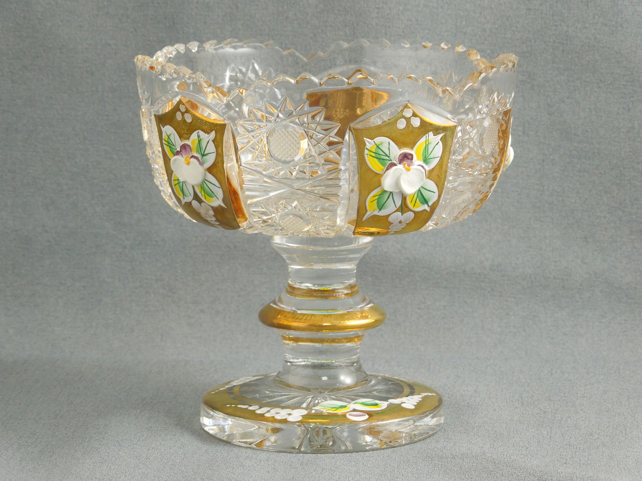 

Фруктовница на ножке Sonne Crystal Sonne 13см 0013