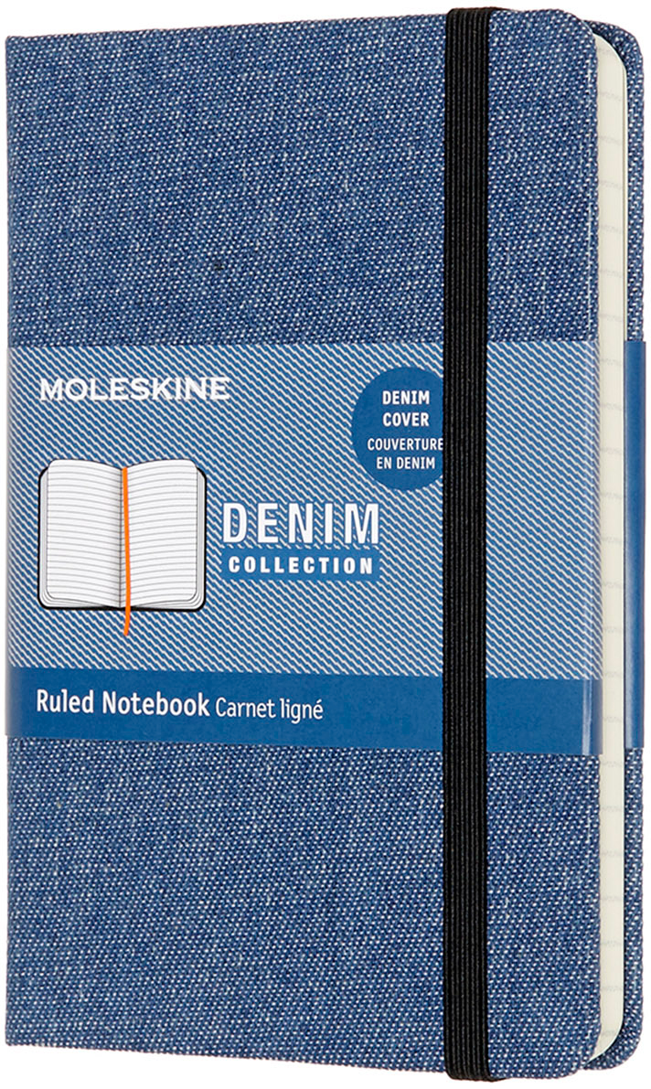 

Записная книга Moleskine Denim 9 х 14 см 192 страницы в линейку Антверпен Синий (8058647626253)
