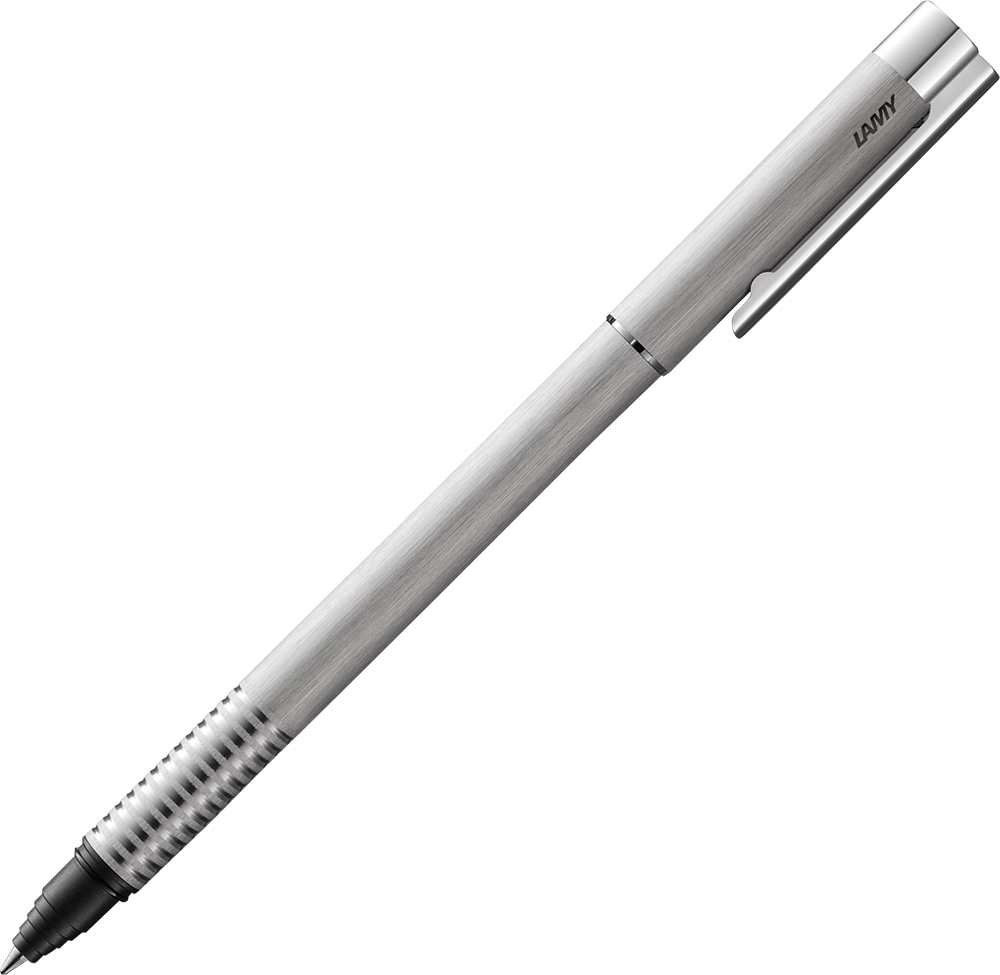 

Ручка-роллер Lamy Logo Матовый Хром/Стержень M63 1 мм Чёрный (4014519279136)