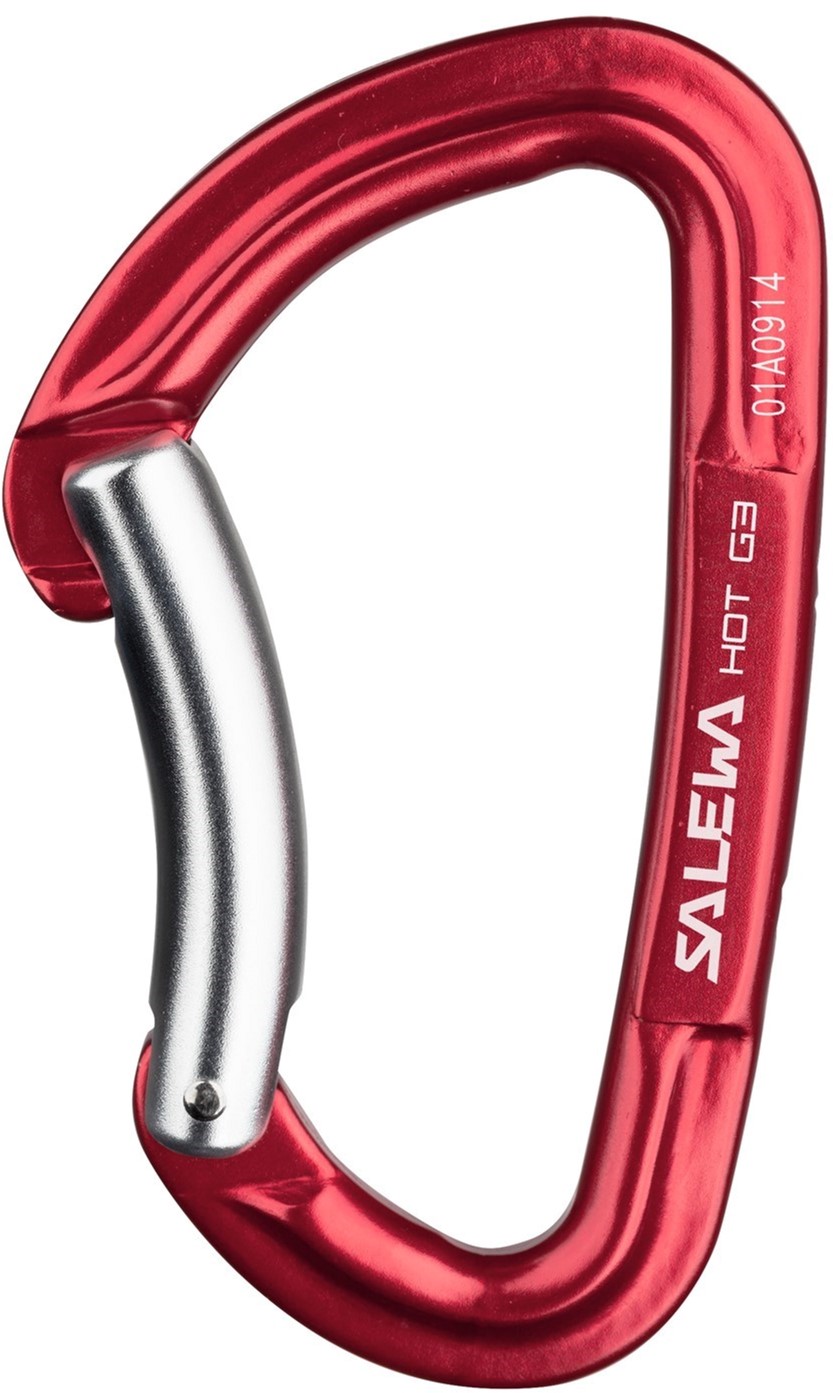 

Карабин Salewa Hot G3 Bent Carabiner 1722 Красный (013.003.1019)