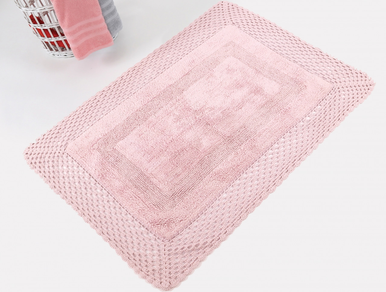 

Коврик для ванной Irya - Lizz pembe 70*100 розовый