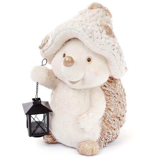 

Декоративная фигура Ежик с фонарем, 37см (711-237)