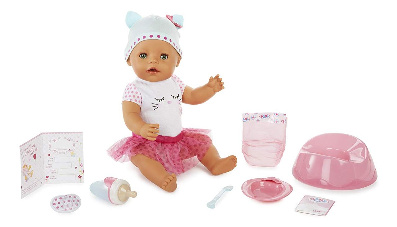 

Інтерактивна лялька Zapf Creation Baby Born Interactive Doll- Green Eyes зелені очі (916021) (B06XT226PD)