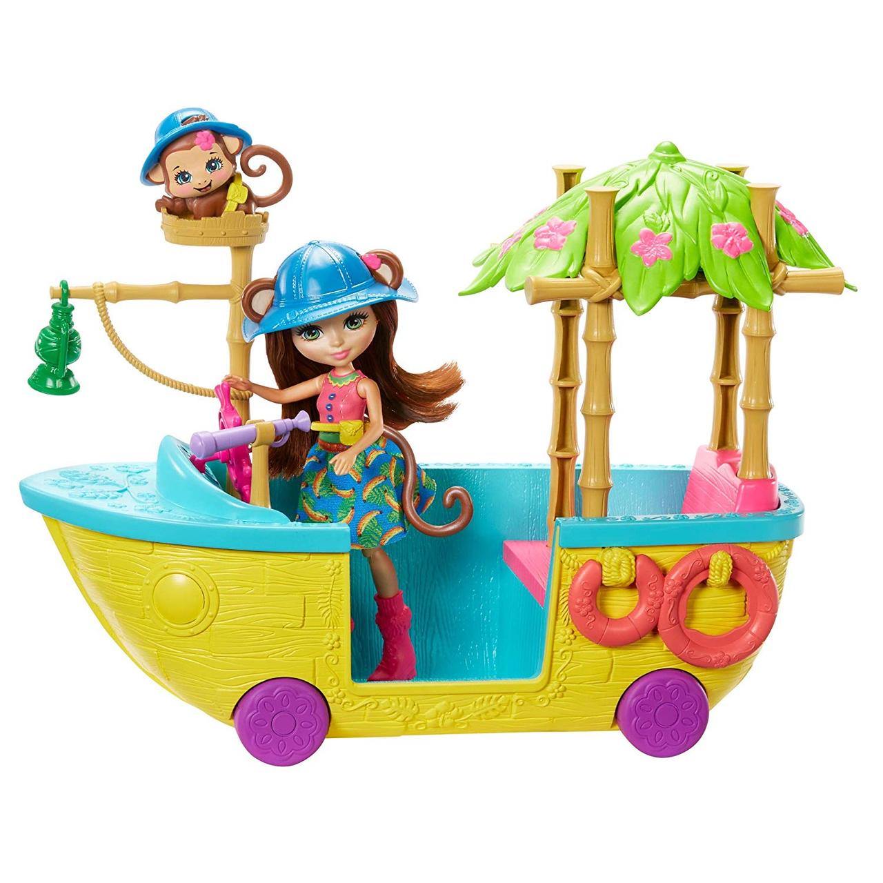 

Ігровий набір Mattel Enchantimals Junglewood Boat & Merit Monkey (GFN58) (B07NQGZ7TB)