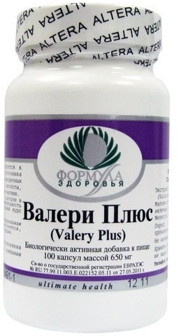 

Натуральная добавка Archon Vitamin Corporation Валери Плюс 100 капсул (9785-1)