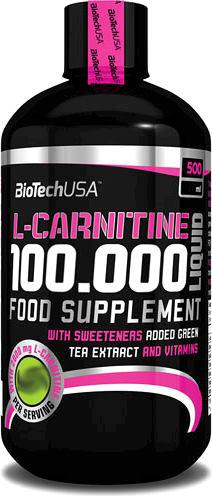 

L-карнитин Biotech L-CARNITINE 100 000 500 мл (яблоко)