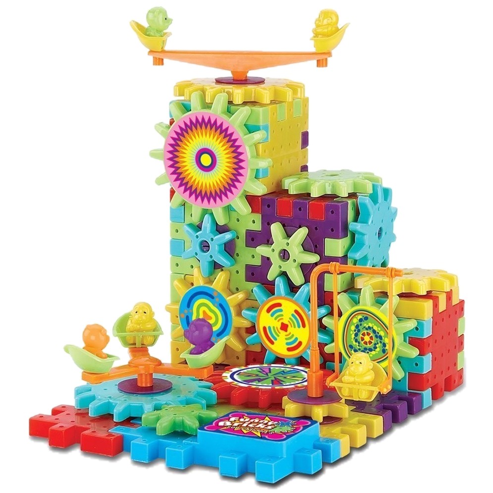 

Детский развивающий конструктор Шестеренки Фанни Брикс Keda Toys Funny Bricks 0617 Plus конструктор пазл для детей 81 деталь