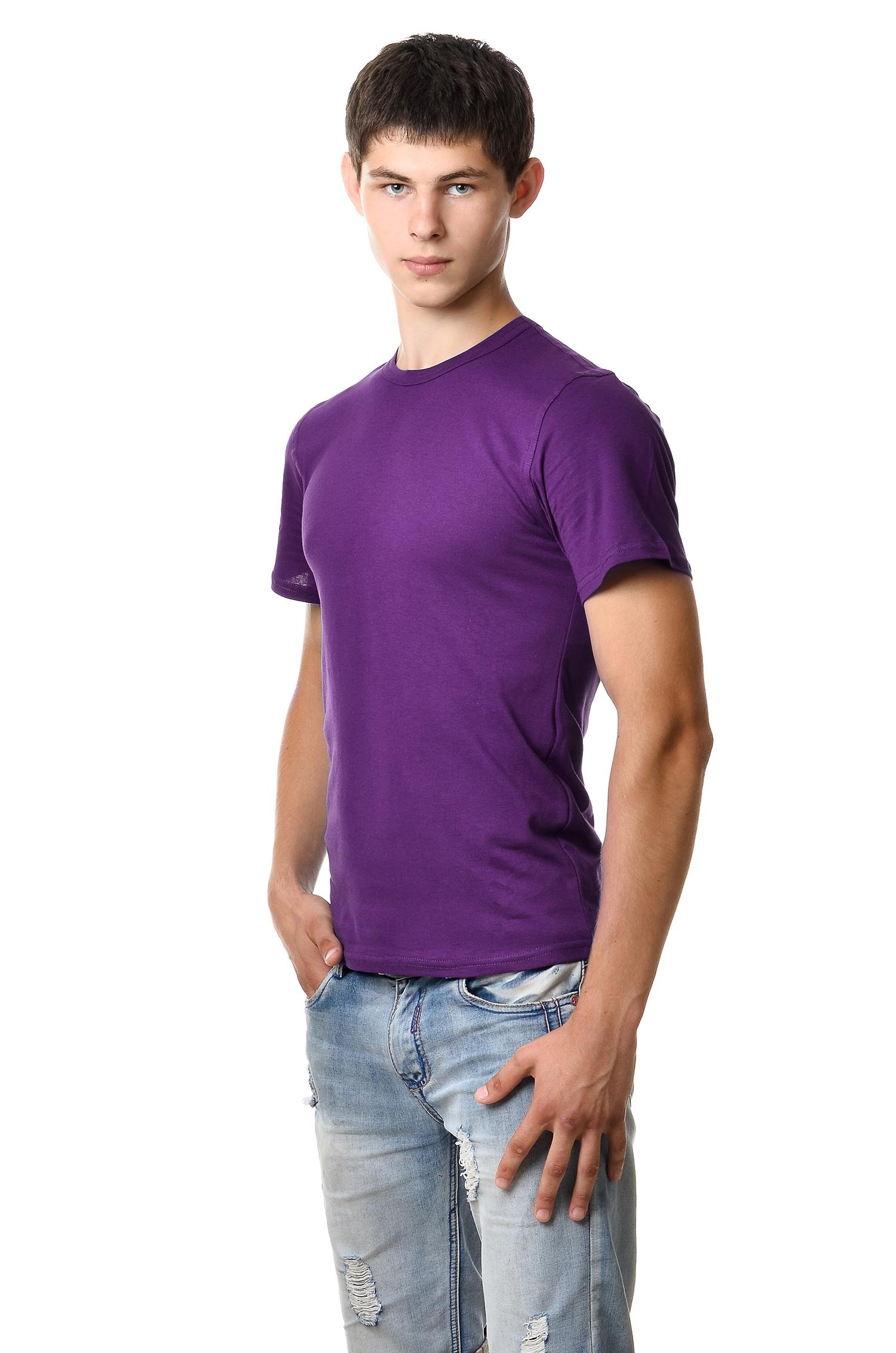 

Футболка Мужская AndreStar с круглой горловиной Фиолетовый XS (3029)