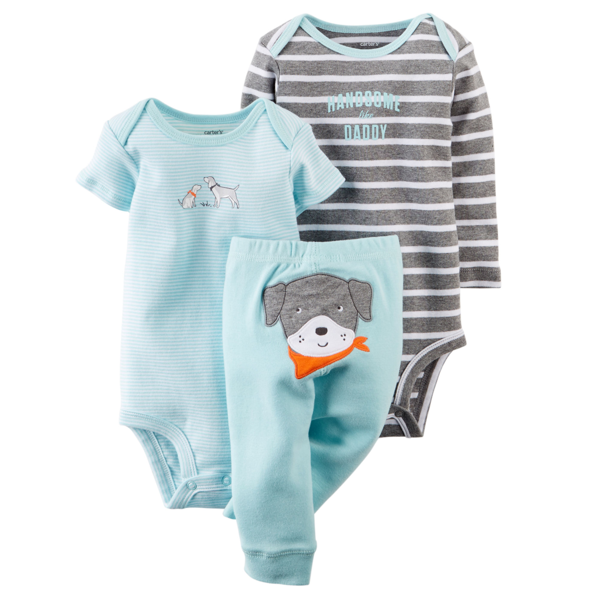 

Набор Carters dog Голубой (12M/72-78) (70) 3 шт.