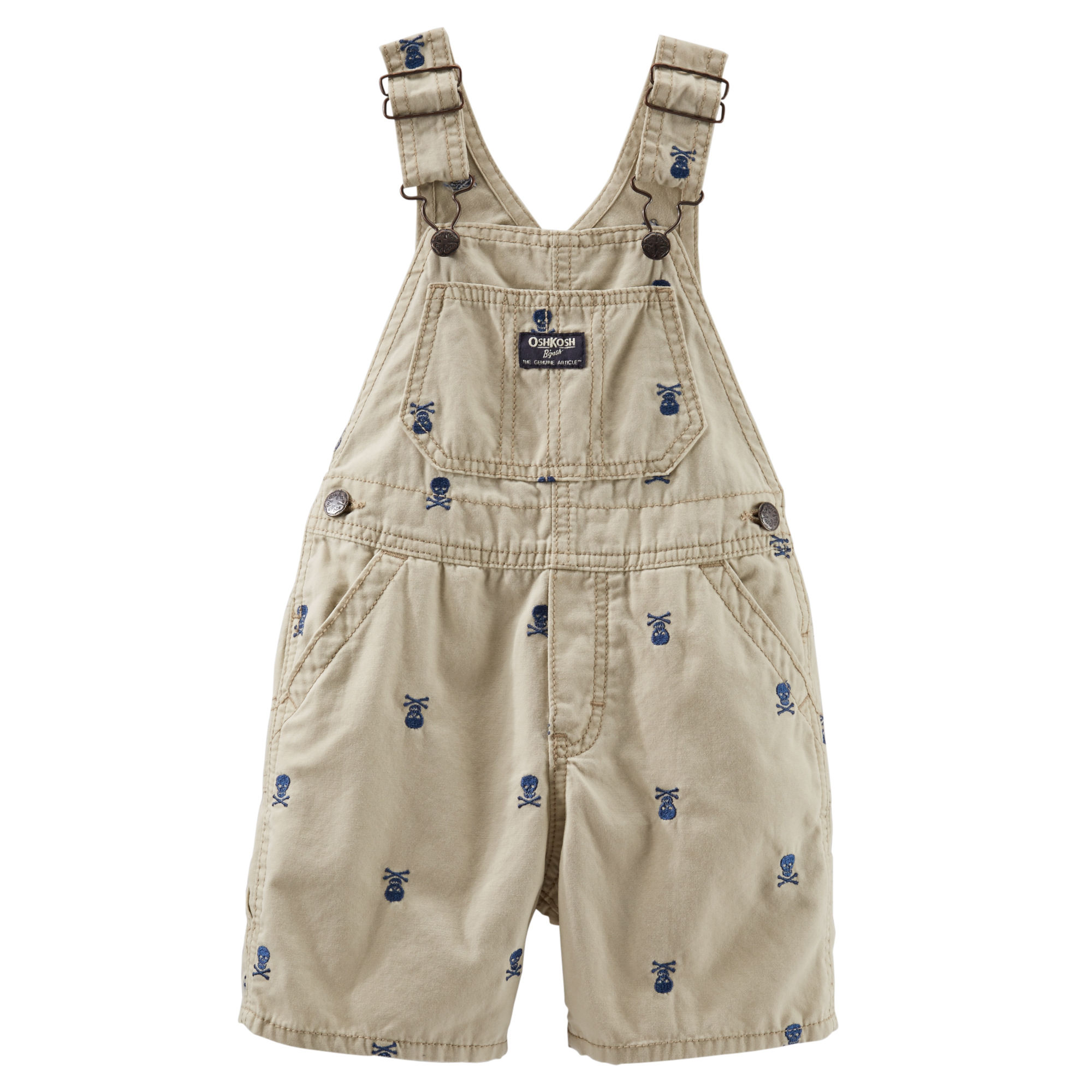 

Котоновый комбинезон шорты Oshkosh skulls Серый (2T/88-93) (650)