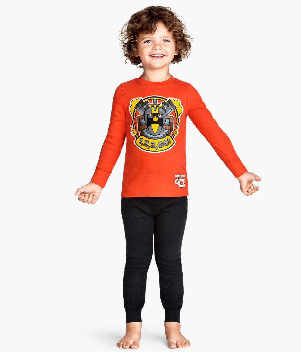 

Детская пижама H&M Angry Birds Оранжевый (18-24/92) (150)