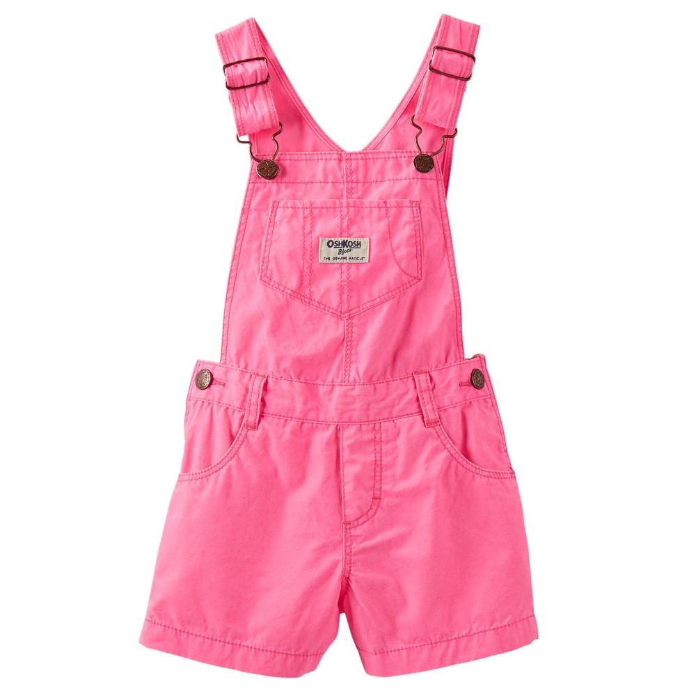 

Котоновый комбинезон шорты Oshkosh для девочки Розовый (18M/78-83) (669)