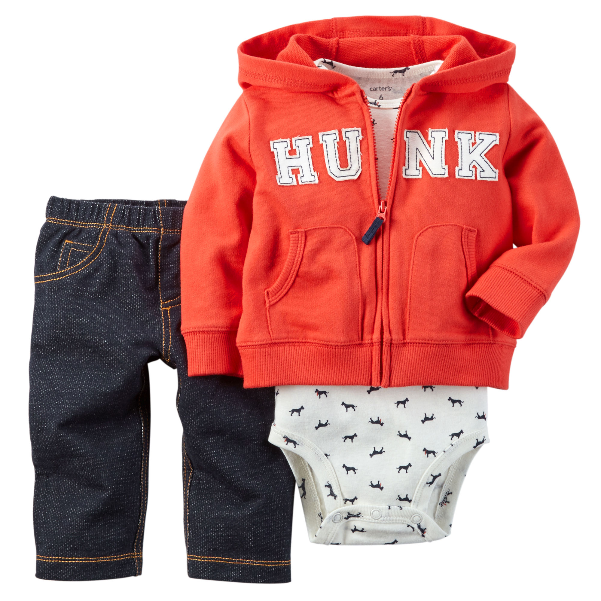 

Набор Carters 3 в 1 hunk для мальчика Разноцветный (6M/61-67) (765) 3 шт.