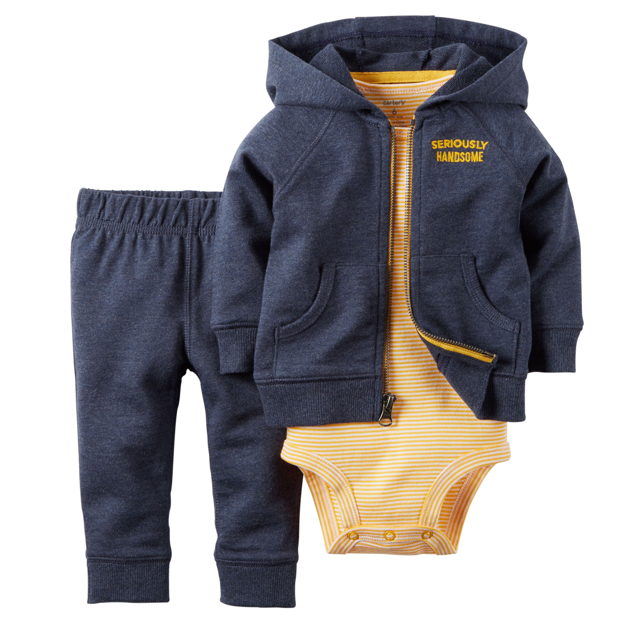 

Комплект Carters Cardigan для мальчика Синий (9M/67-72) (776) 3 шт.