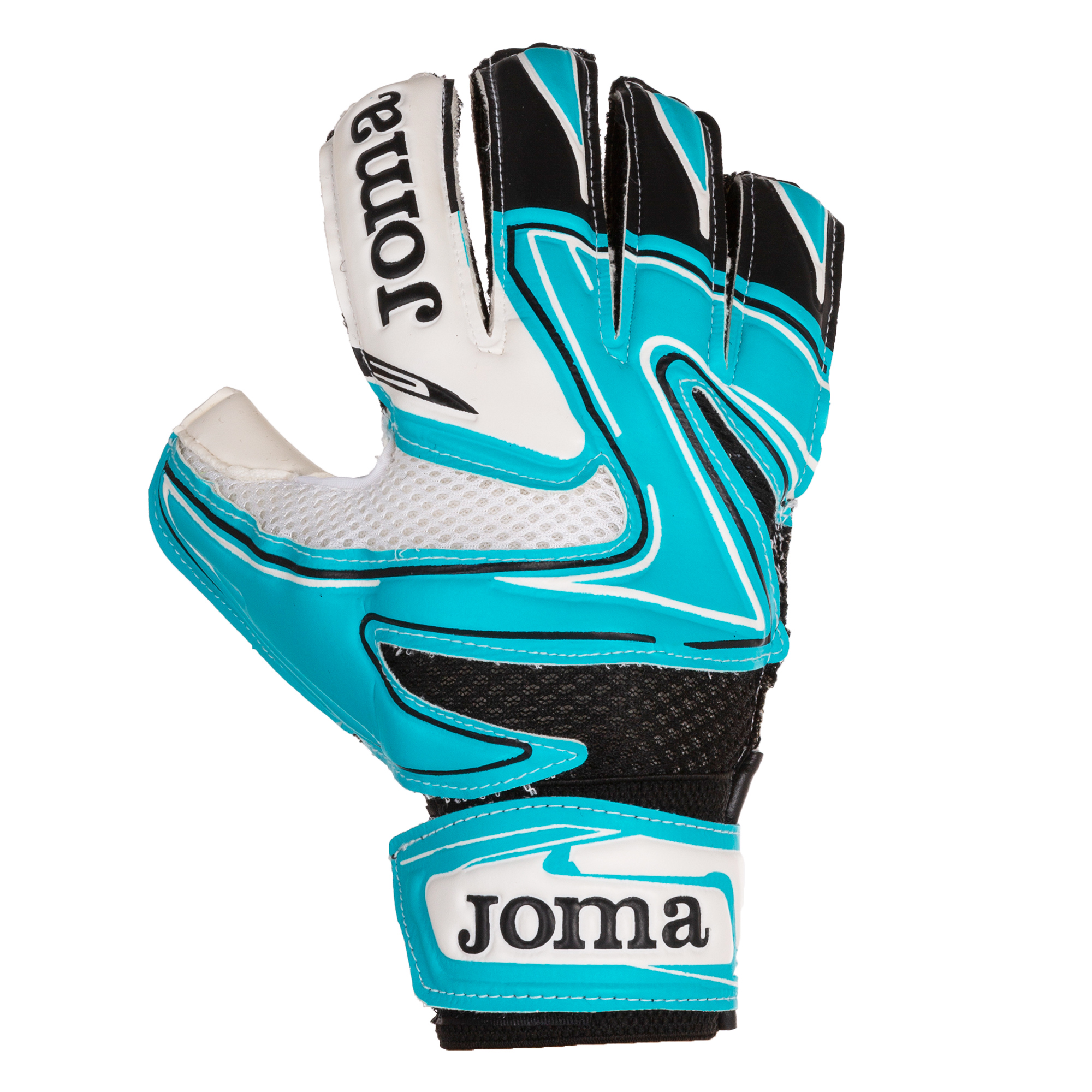 

Воротарські рукавиці JOMA hunter goalkeeper gloves fluor turquoise-black 7 (400452.011)