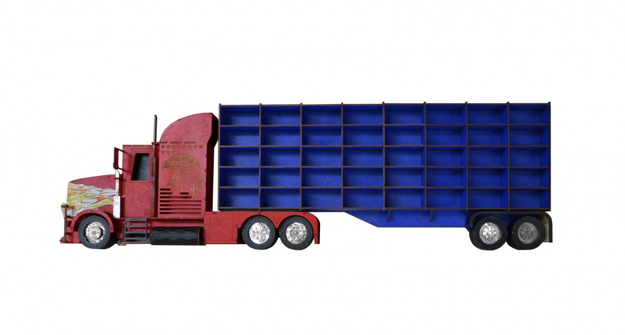 

Полка American Truck для 40 моделей Hot Wheels Wooden Gifts (AT40-С1)