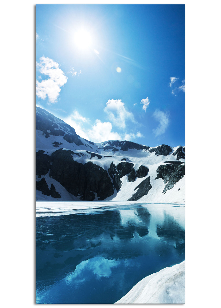 

Фотокартина на холсте Горное озеро, 50*100 см