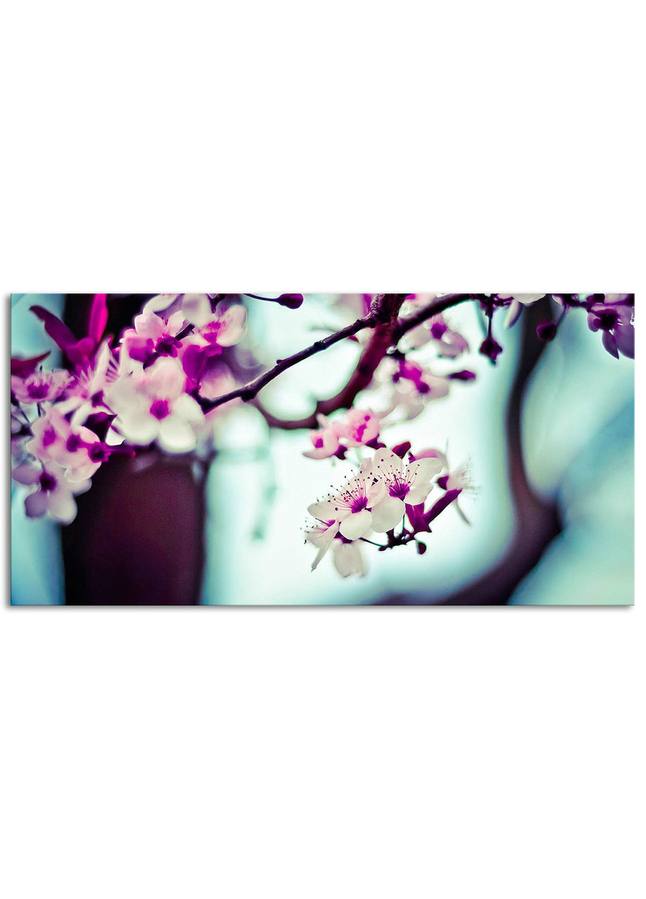 

Фотокартина на холсте Цветущая вишня, 50*100 см