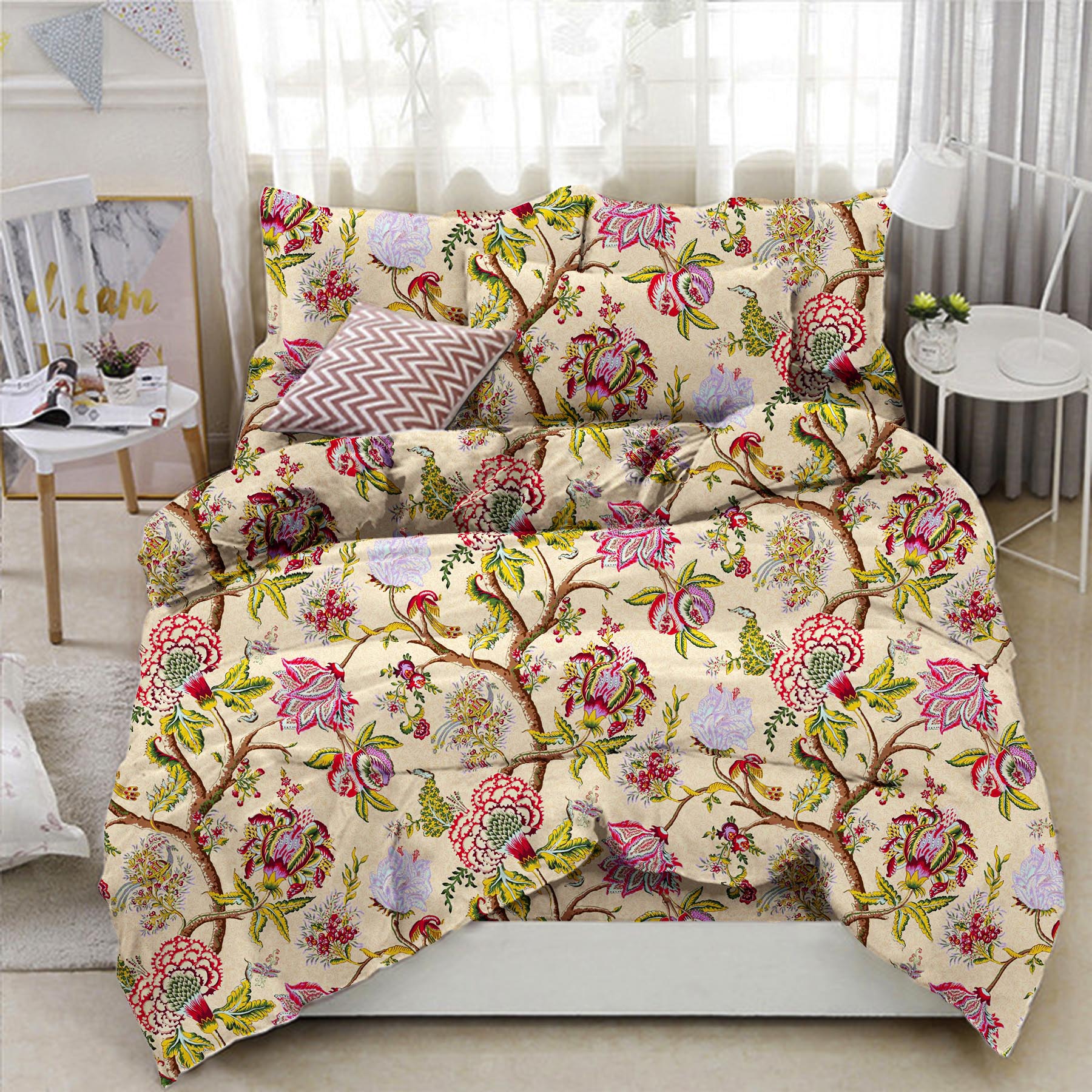 

Комплект постельного белья Zastelli Бязь 8650 peach семейное