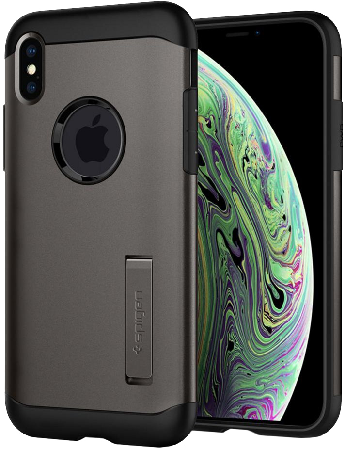 

Панель Spigen Slim Armor для Apple iPhone Xs Gunmetal