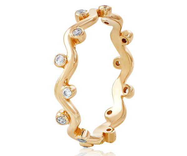 

Кольцо золотое с камнем SWAROVSKI Zirconia "Корона", КД4141SW, 17 размер
