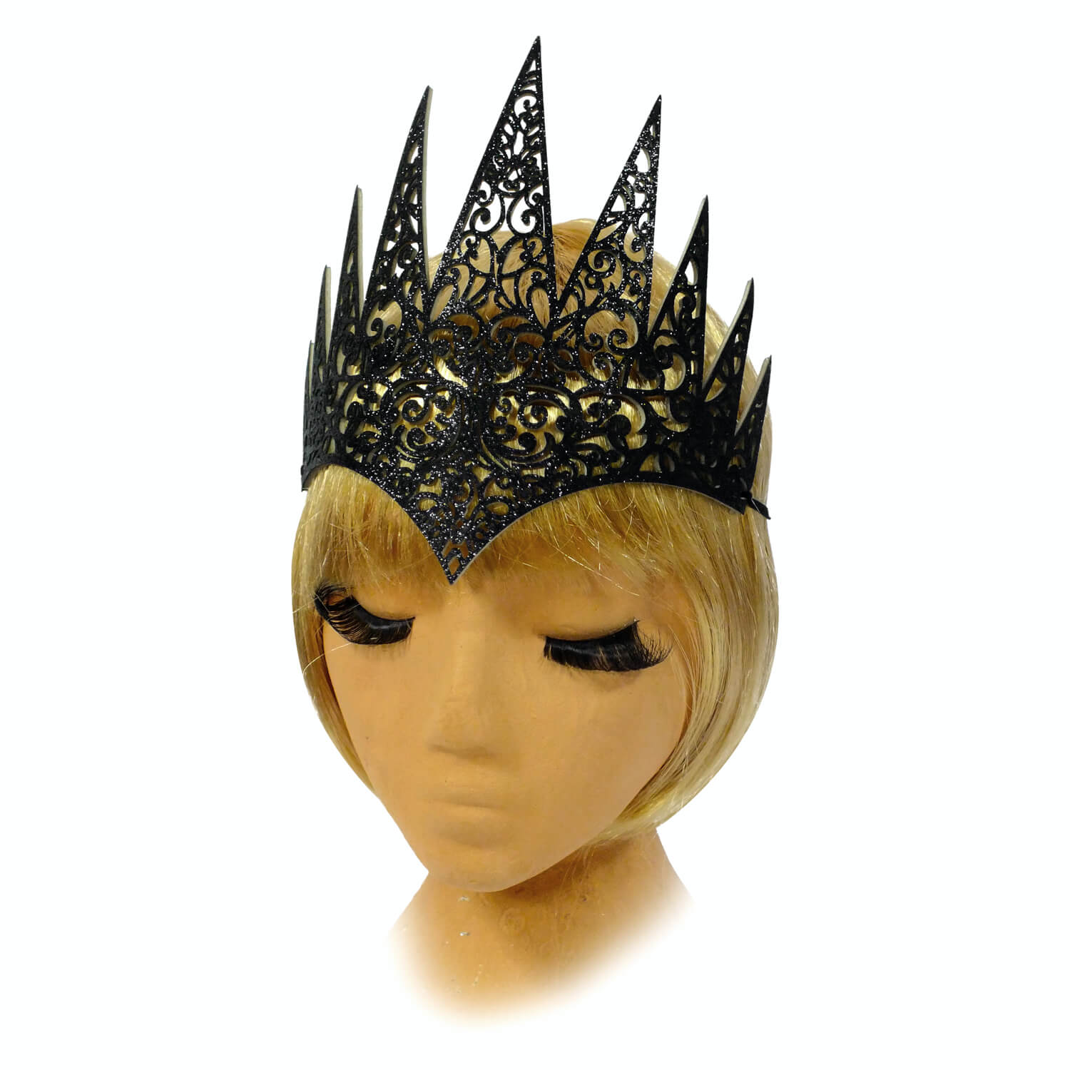 

Корона на резинке Ажурная королева SETA Decor 17-363BLK