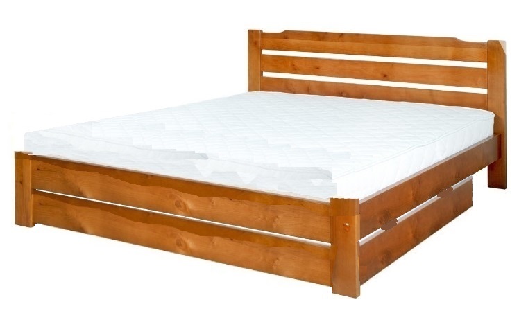 

Кровать Мэри-4 Темп-Мебель Выдвижные ящики Ольха массив 140x200 см R0141-0585