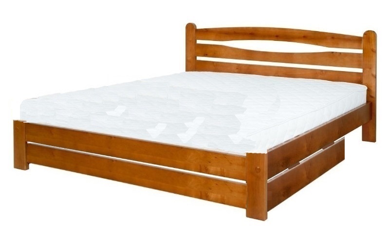

Кровать Каприз-4 Темп-Мебель Выдвижные ящики Ольха массив 140x200 см R0141-0529