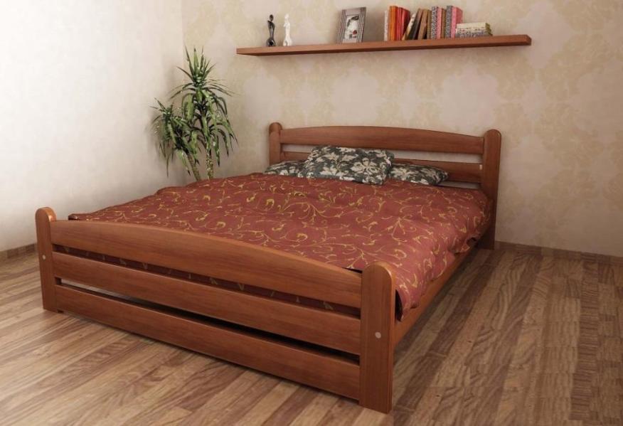 

Кровать Вега-1 Темп-Мебель Ольха массив 160x200 см R0141-0211