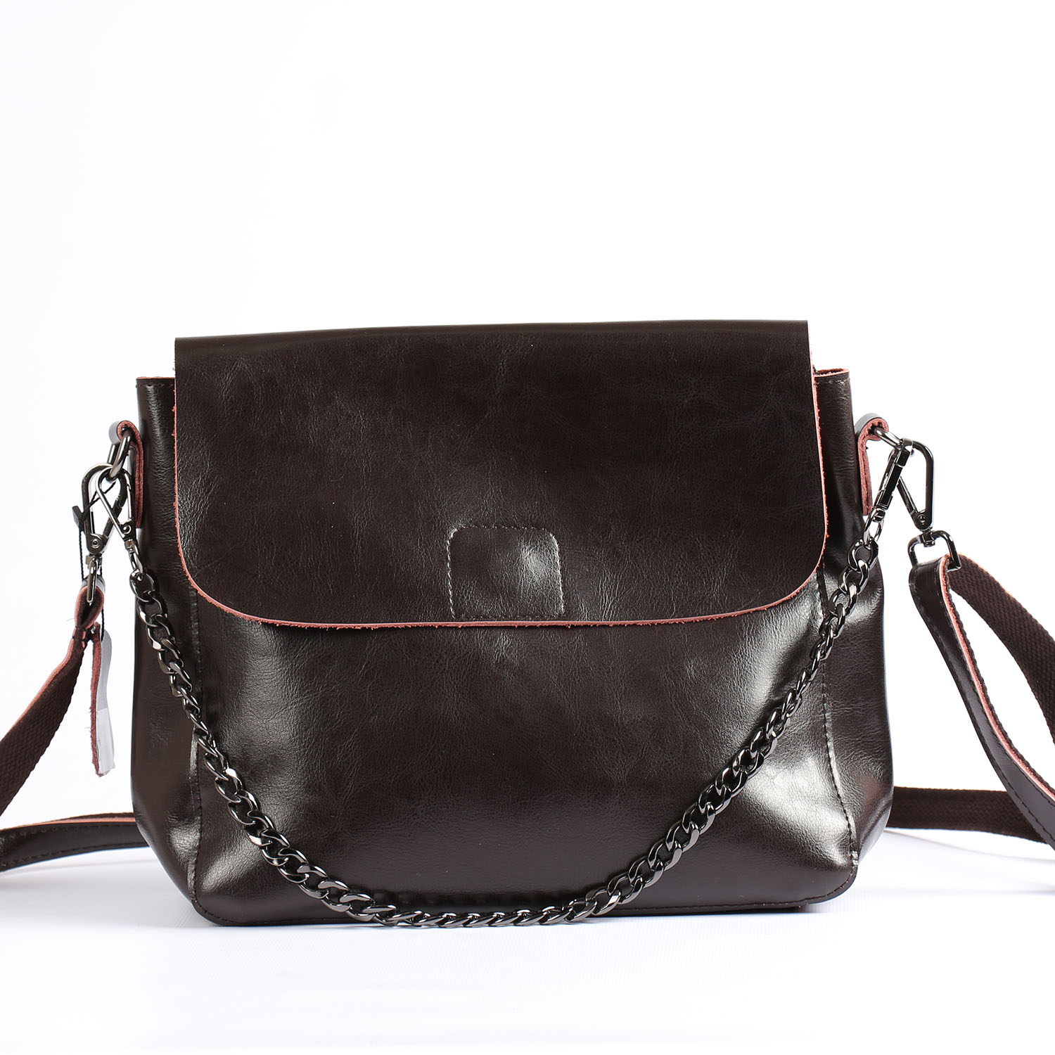 

Женская кожаная сумка Vishnya "Синди 3a Brown"