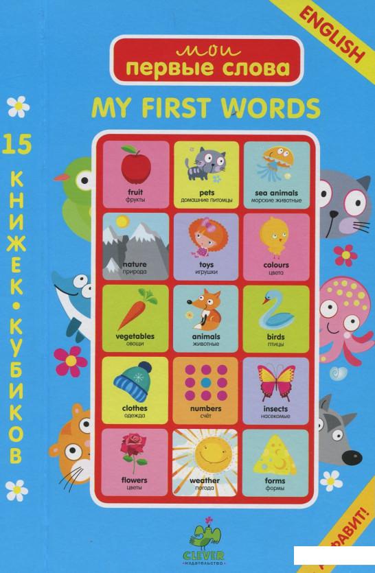 

Мои первые слова. Английский язык (комплект из 15 книжек-кубиков) (388461)