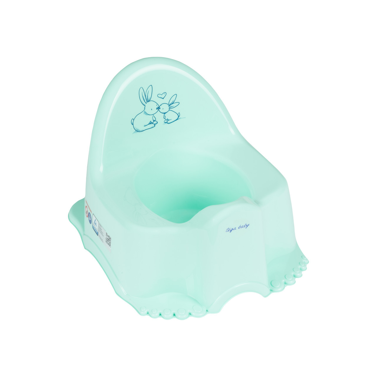 

Горшок музыкальный Кролики Tega Baby Бирюзовый