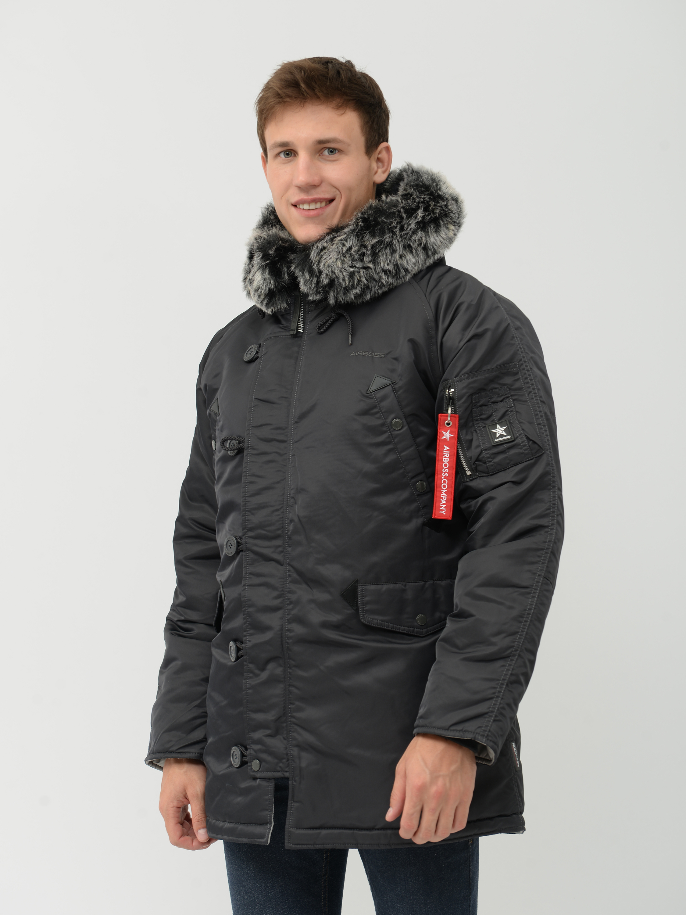 

Парка Airboss Winter Parka  Dark Grey/Silver, Парка Airboss Winter Parka XS Dark Grey/Silver