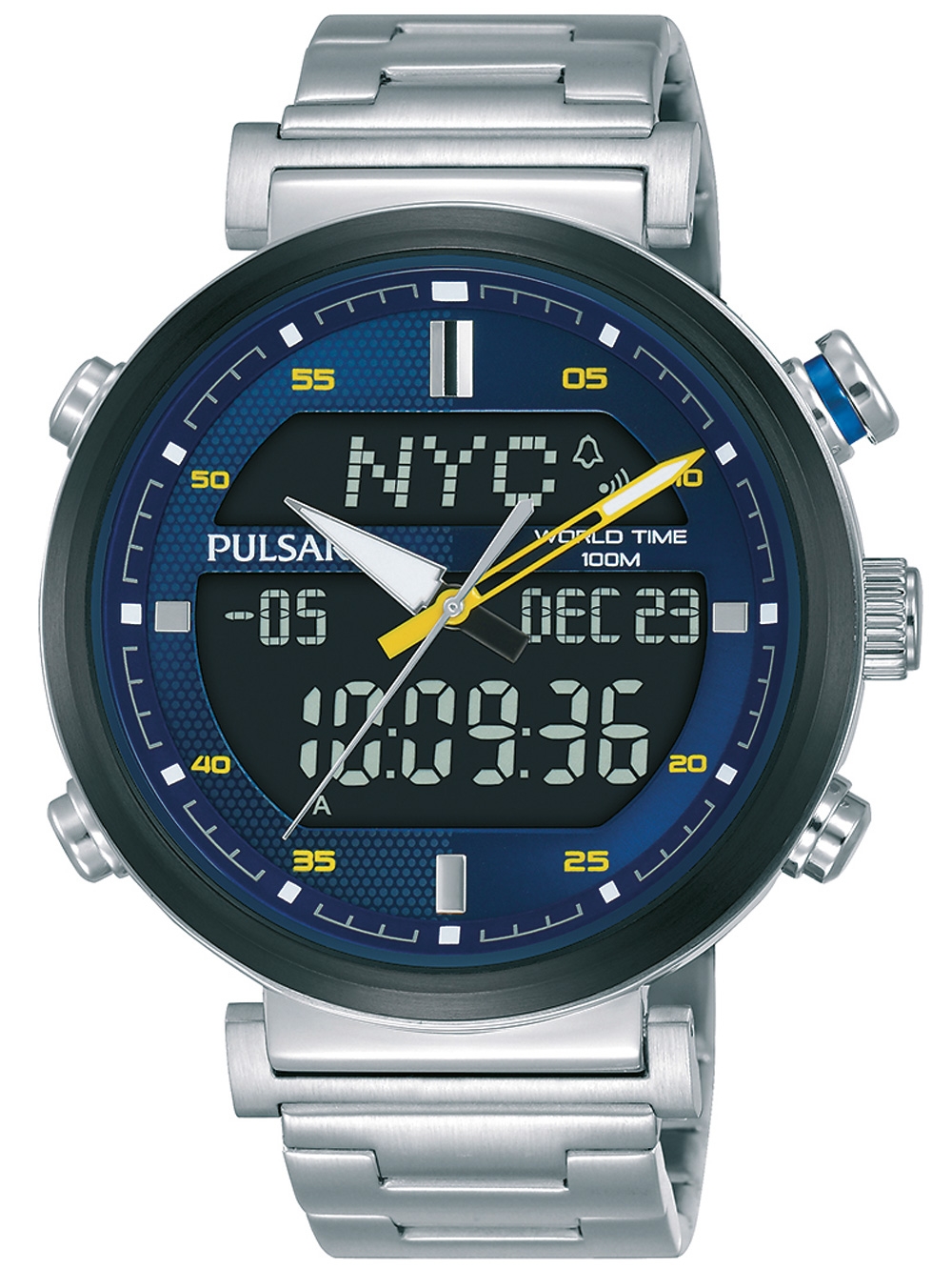 

Часы Pulsar PZ4049X1 Ana-Digi Chrono 44mm 10ATM