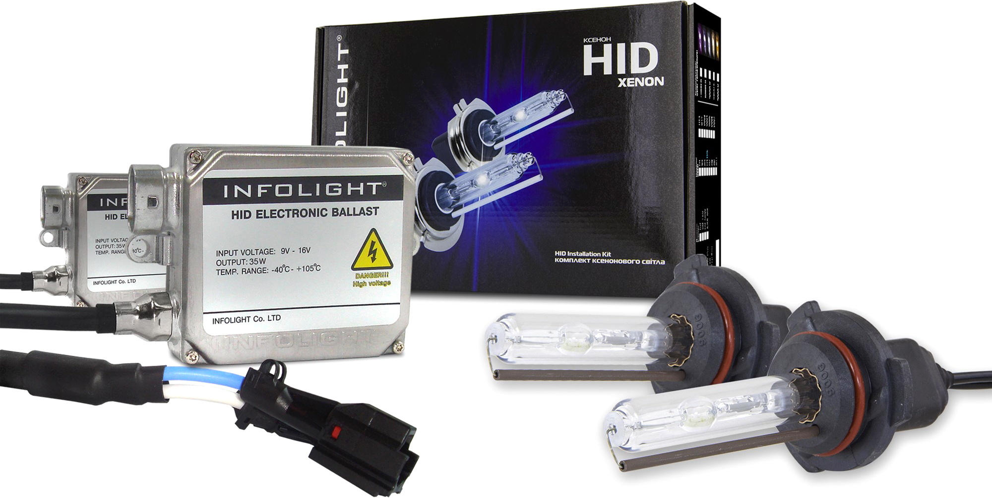 

Комплект ксенону Infolight 35 W HB4 (9006) 6000 K (HB4 6К I 35 W)