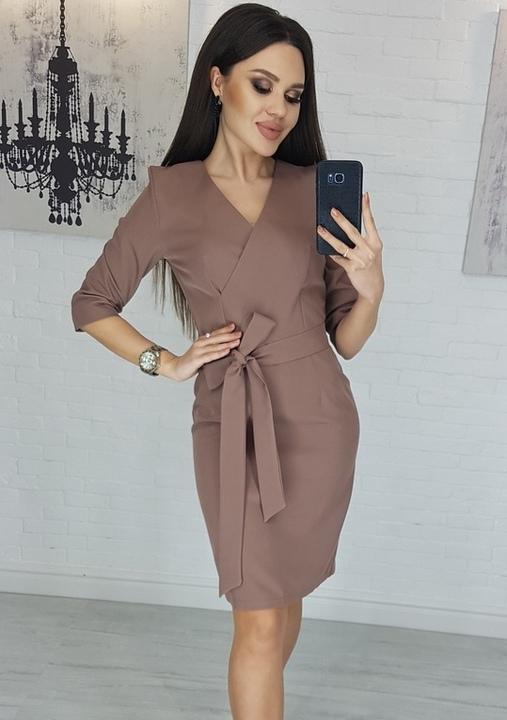 

Платье G&M k-63463 42-44 Размер цвет капучино