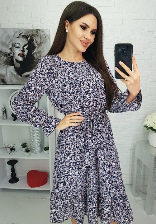 

Платье G&M k-65990 42-44 Размер цвет черный мелкий цветочек