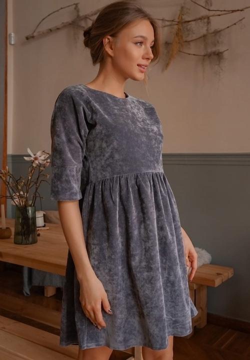 

Платье G&M k-65772 46-48 Размер цвет графит
