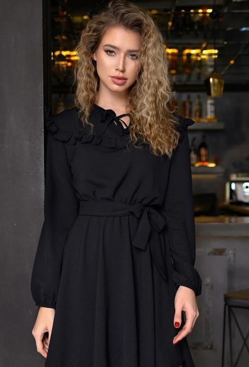 

Платье G&M k-65551 - Размер цвет черный, Платье G&M k-65551 42-44 Размер цвет черный