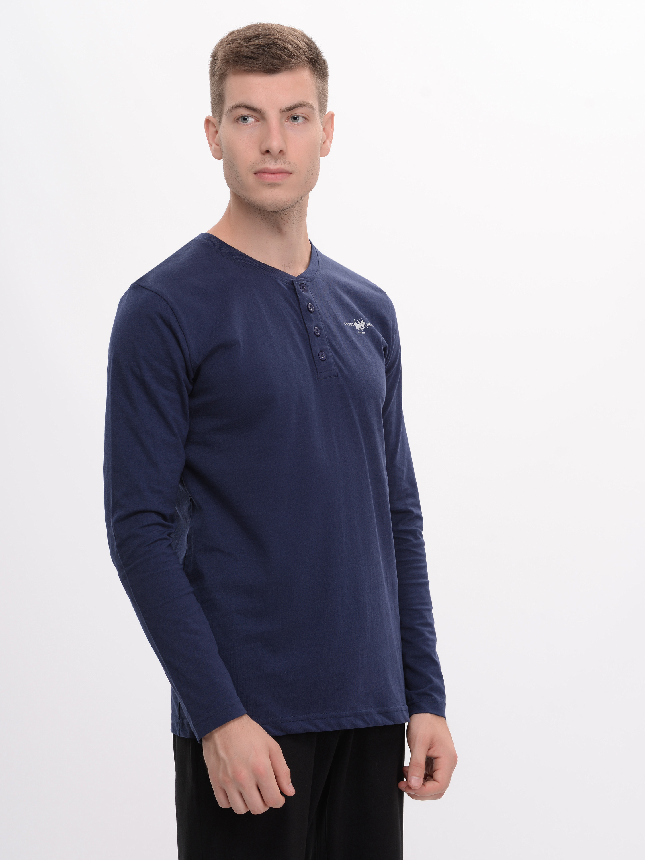 

Лонгслив HARVEY MILLER XXL темно синий WE-110013