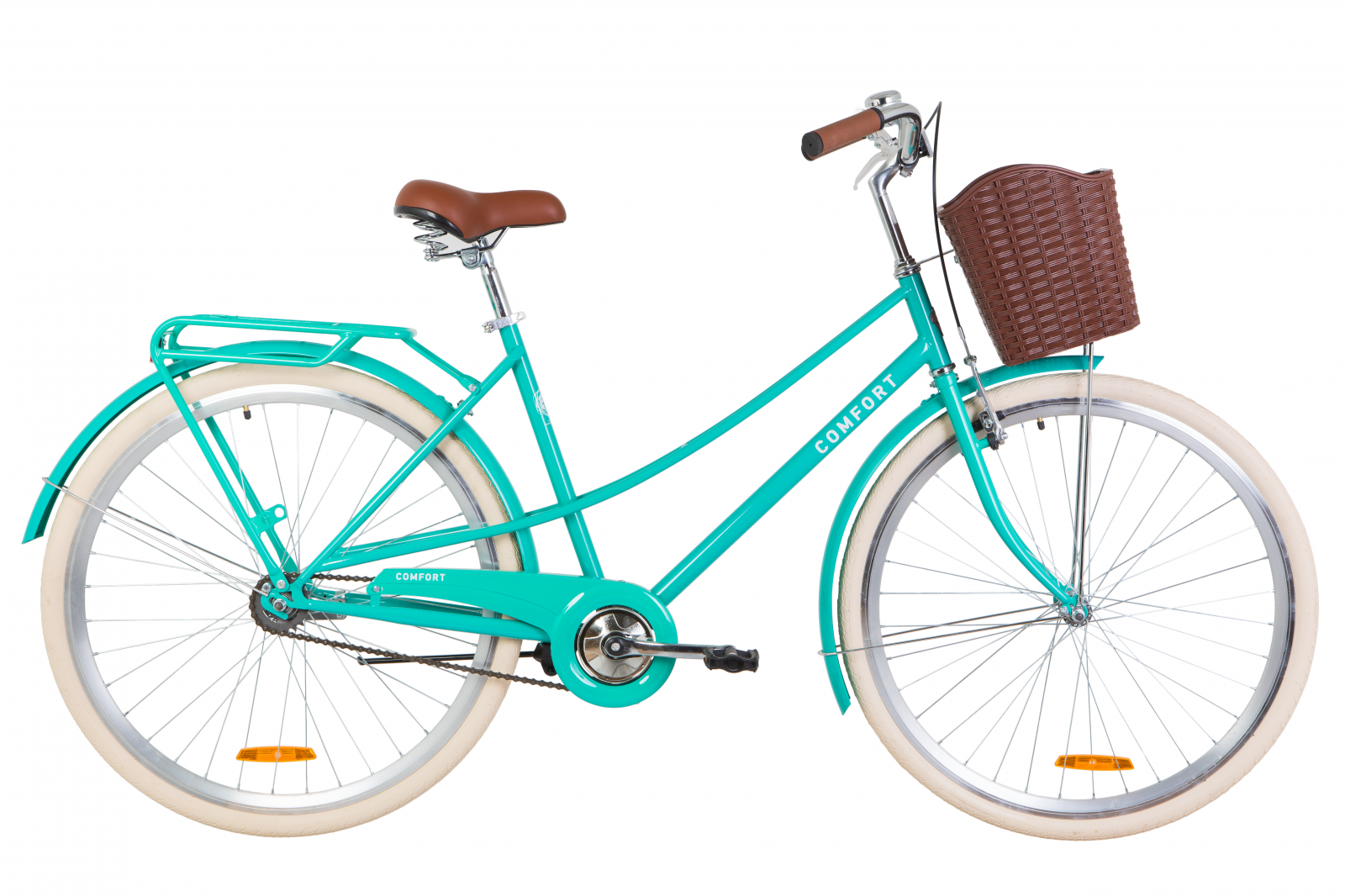 

Велосипед женский 28" Dorozhnik COMFORT FEMALE 2020 (бирюзовый)
