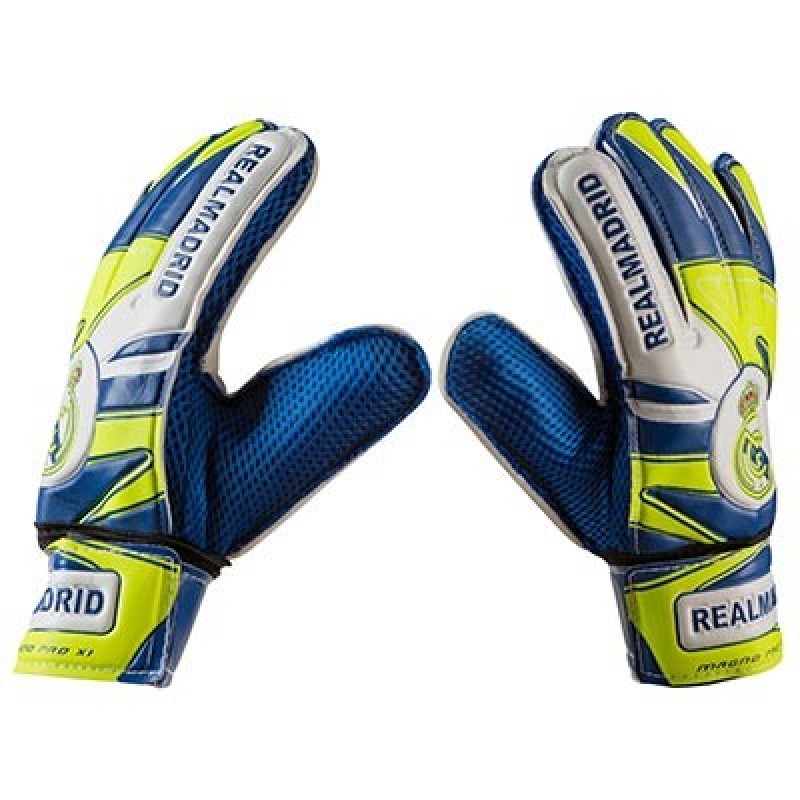 

Вратарские перчатки PlayGame Latex Foam Realmadrid, сине-зеленый, размер 9, код: GGLG-RM19-WS