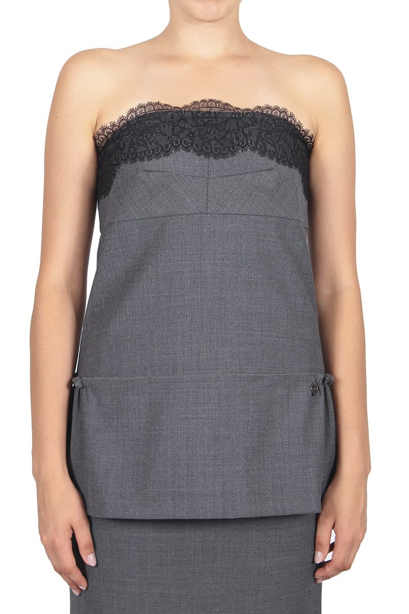 

Топ Twin Set  Серый (P2A4TG 082M, Топ Twin Set S Серый (P2A4TG 082M-S)